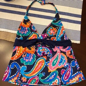 Floral Swimsuit Tankini Size Large/14